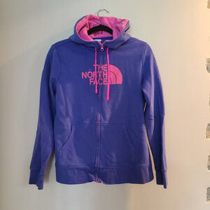 The North Face Women's sz.L hooded purple